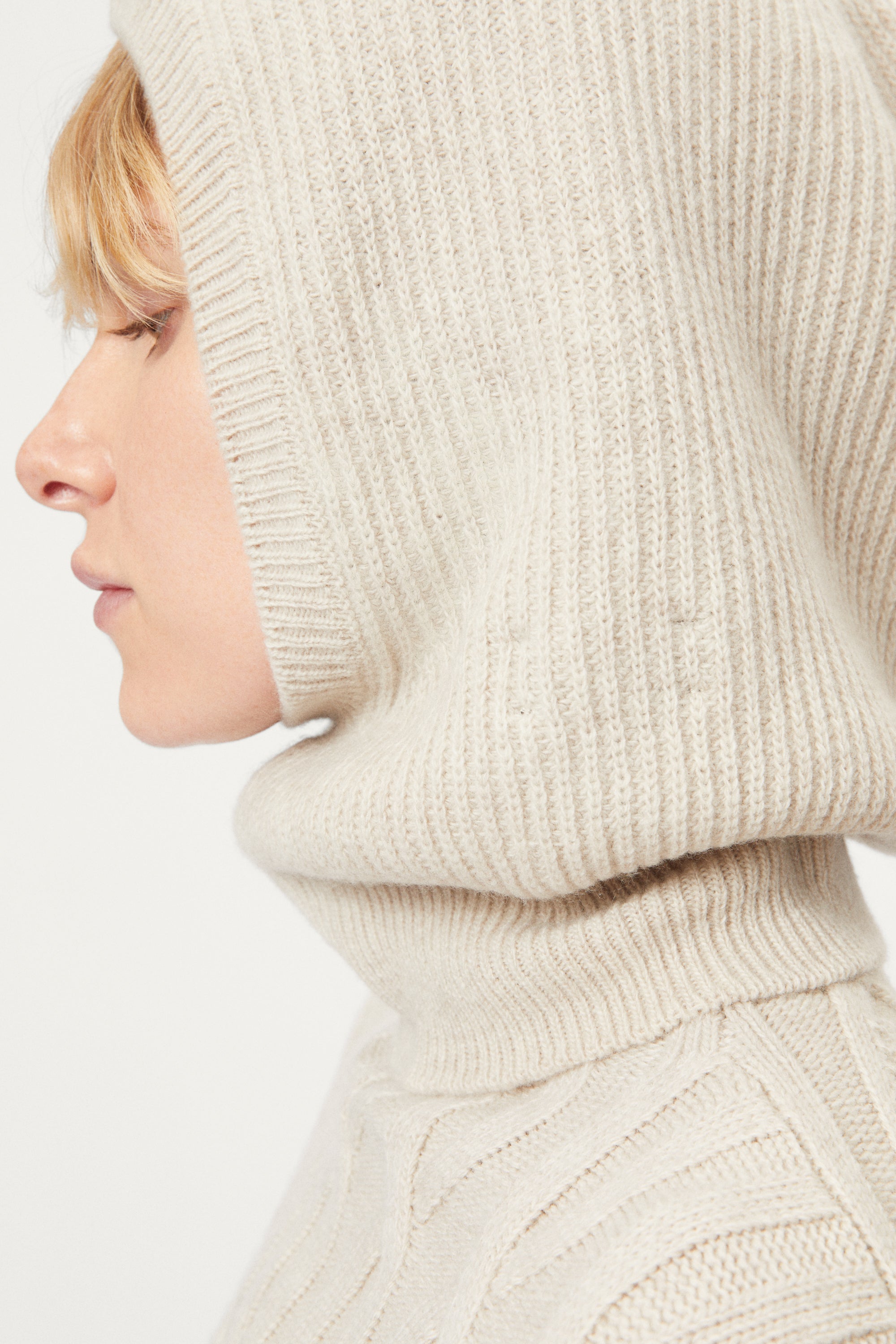 Balaclava in Lana Cardata