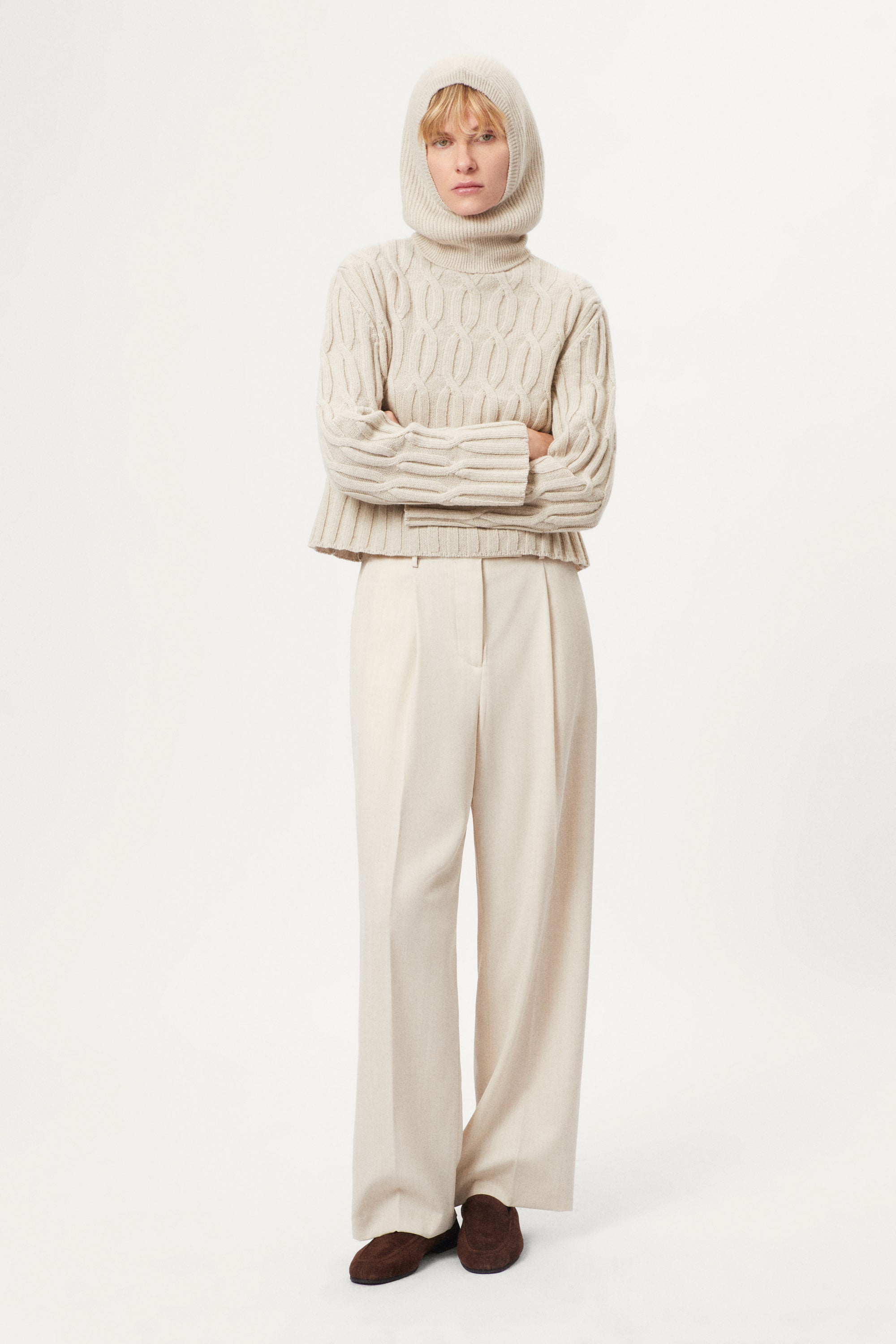 Balaclava in Lana Cardata