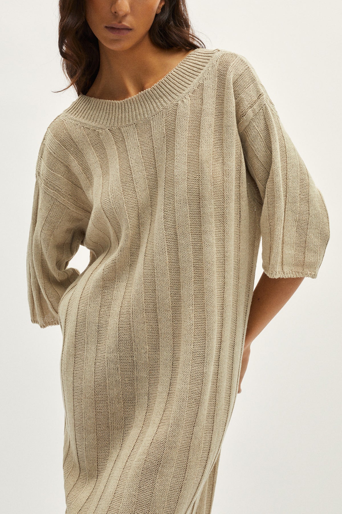 The Upcycled Linen Oversize Dress