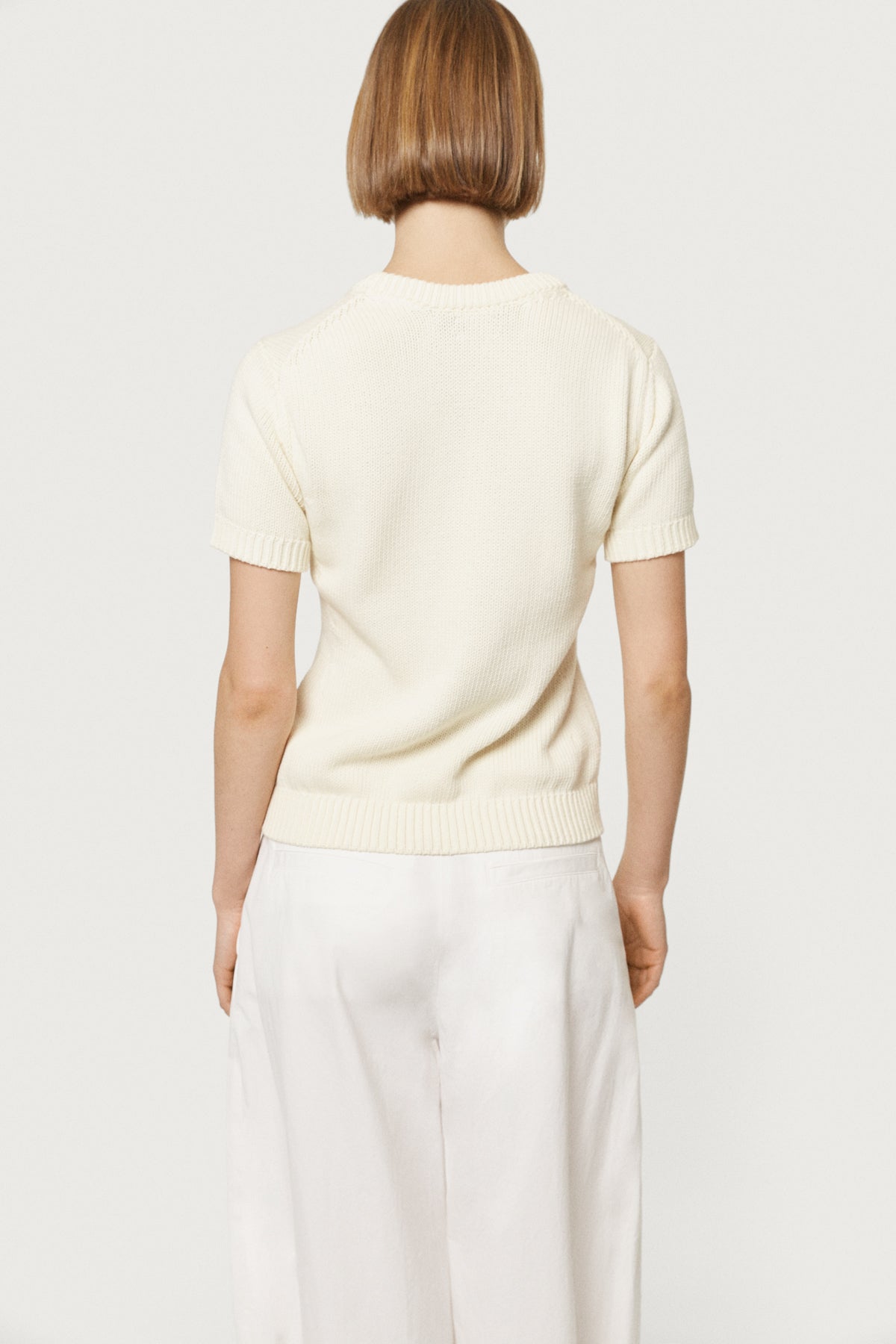 T-shirt Tricot in Cotone Organico