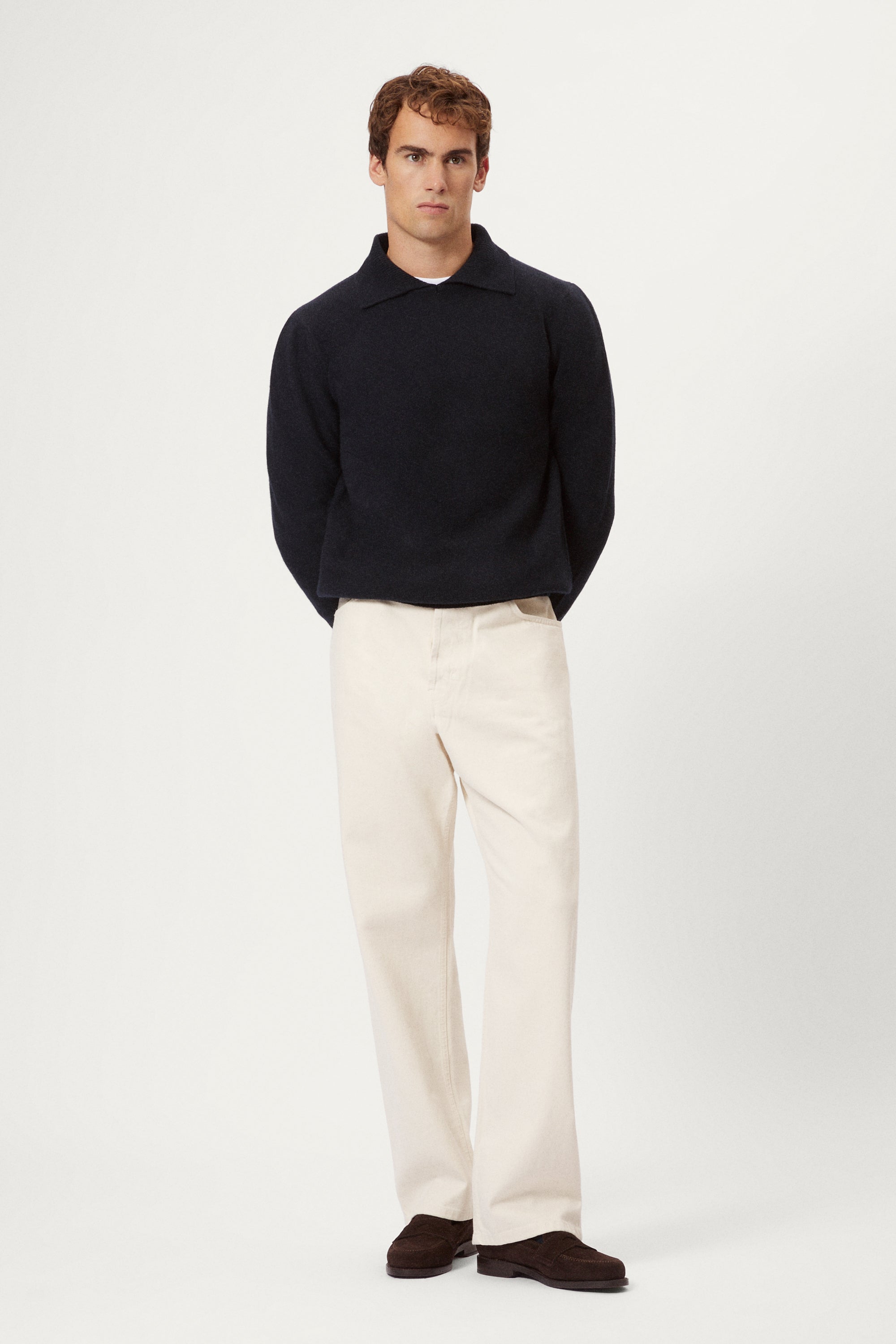The Woolen Round Neck Polo