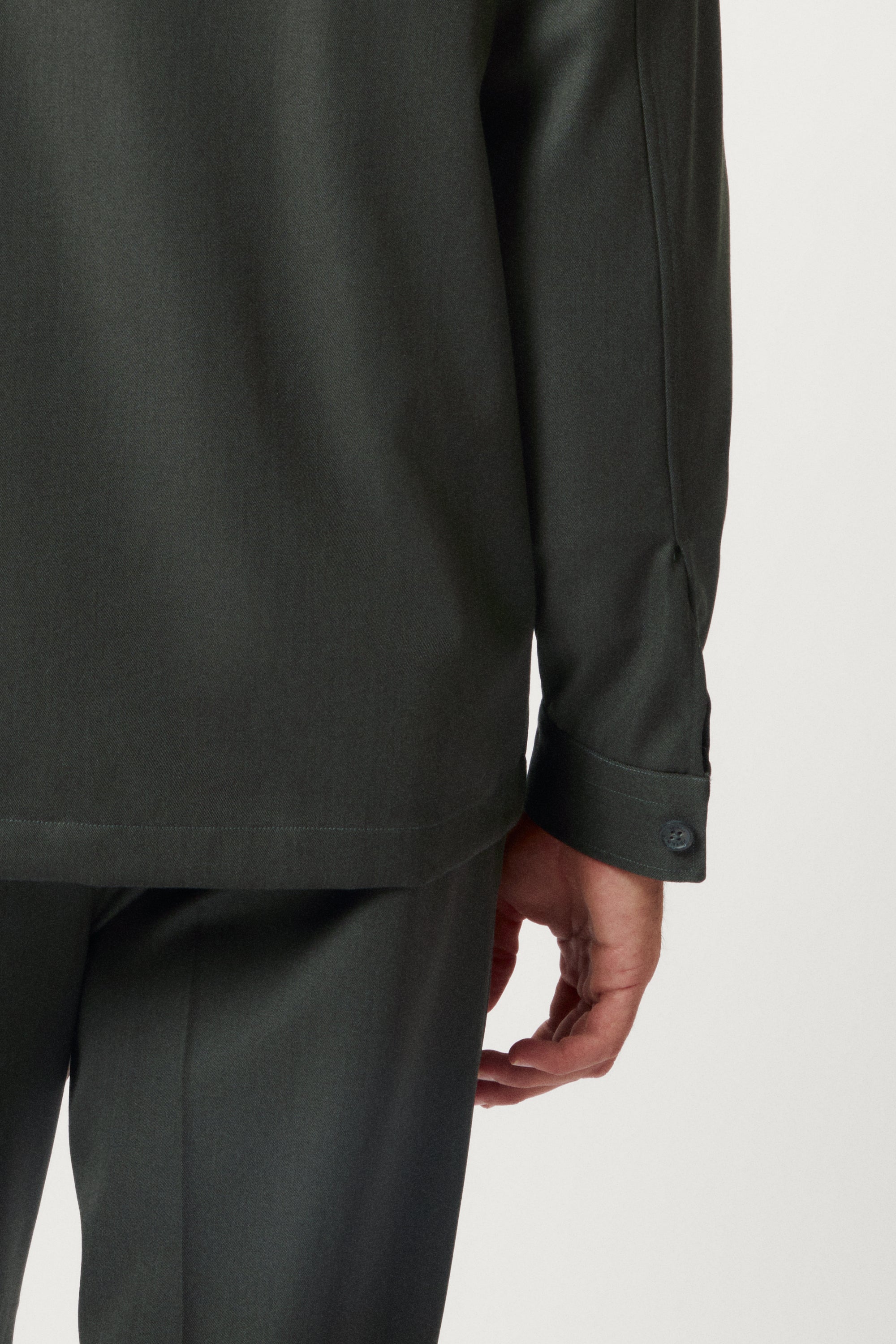 Overshirt aus Wolltwill