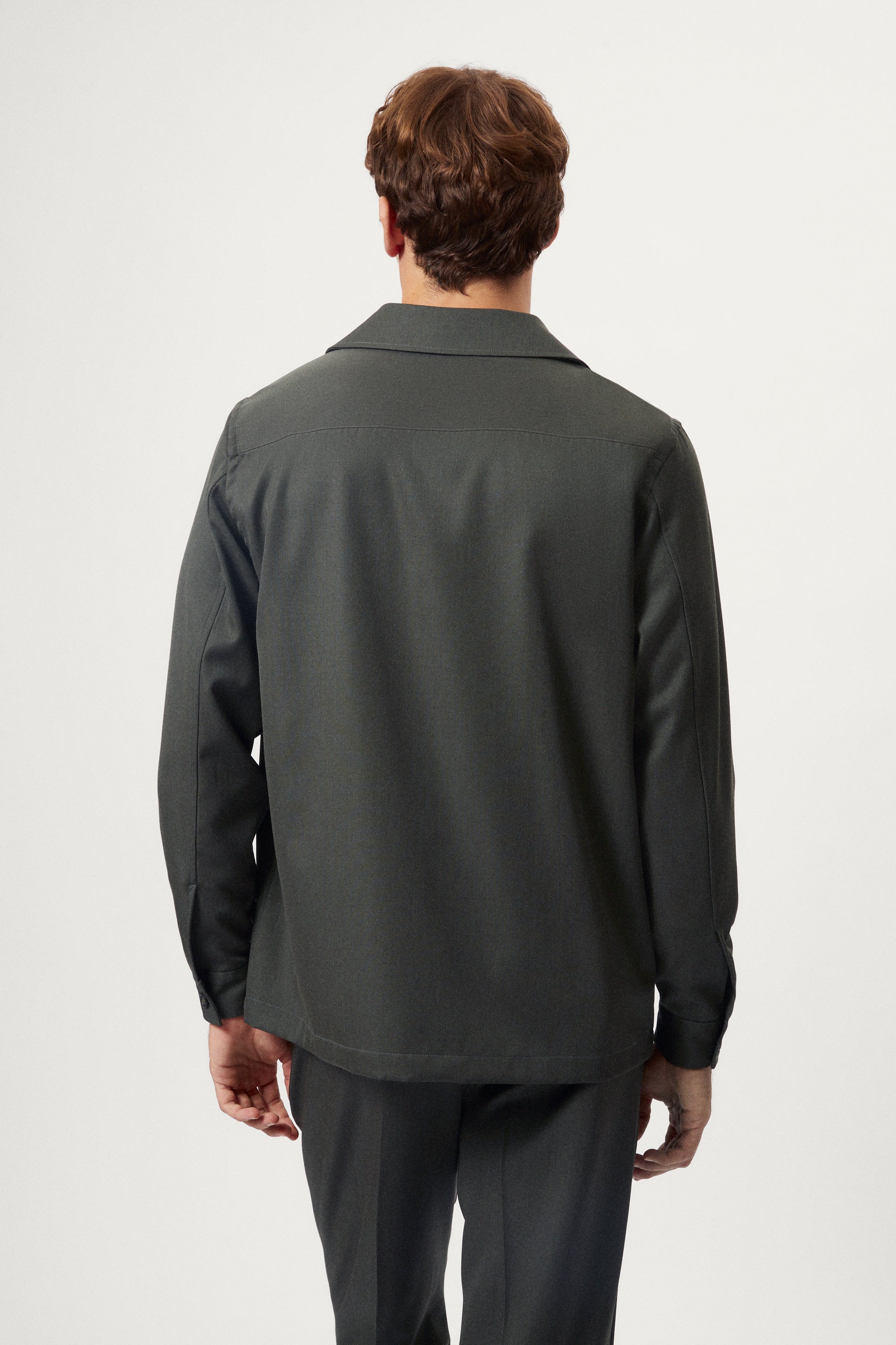 Overshirt aus Wolltwill