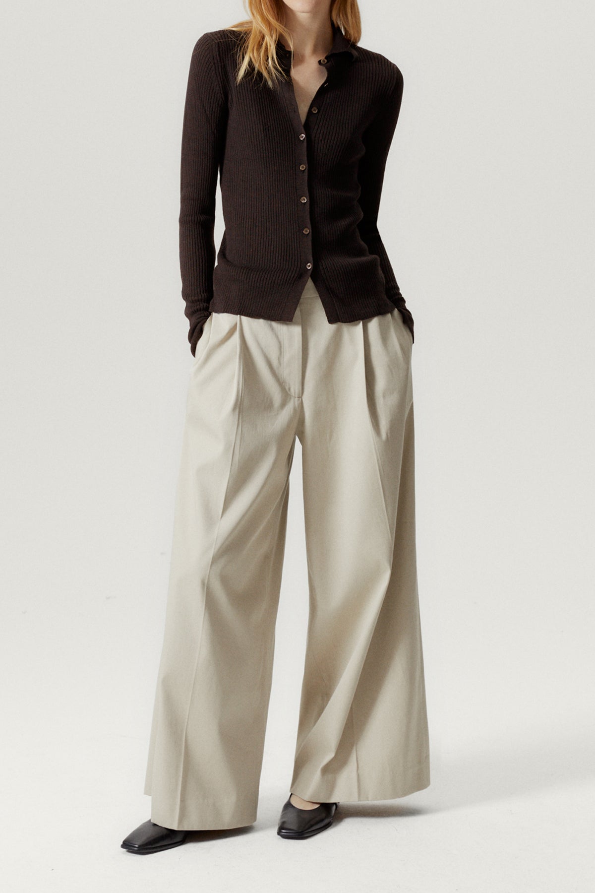 The Linen Cotton Ribbed Shirt