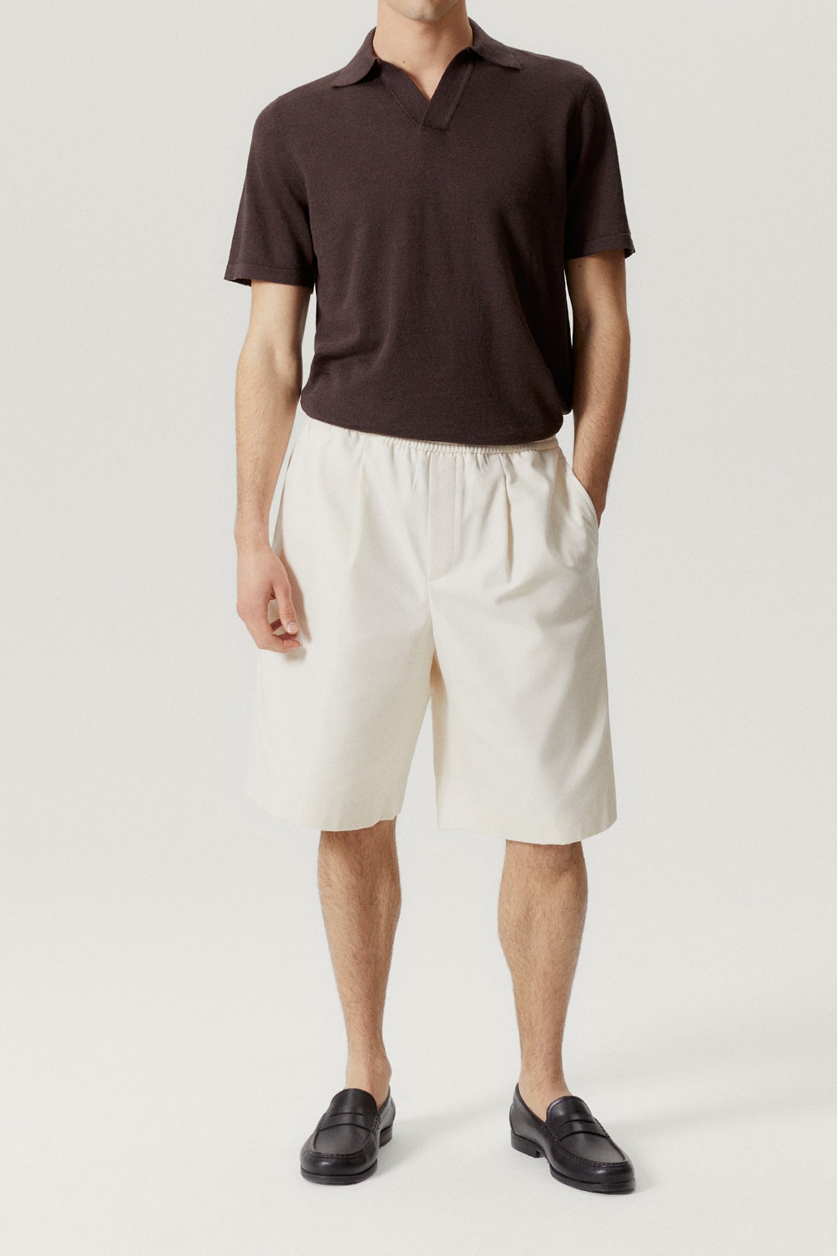 The Linen Cotton Short Sleeve Polo