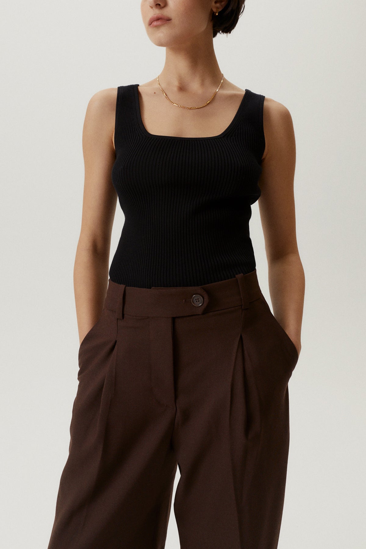 The Organic Cotton Ribbed Tank Top