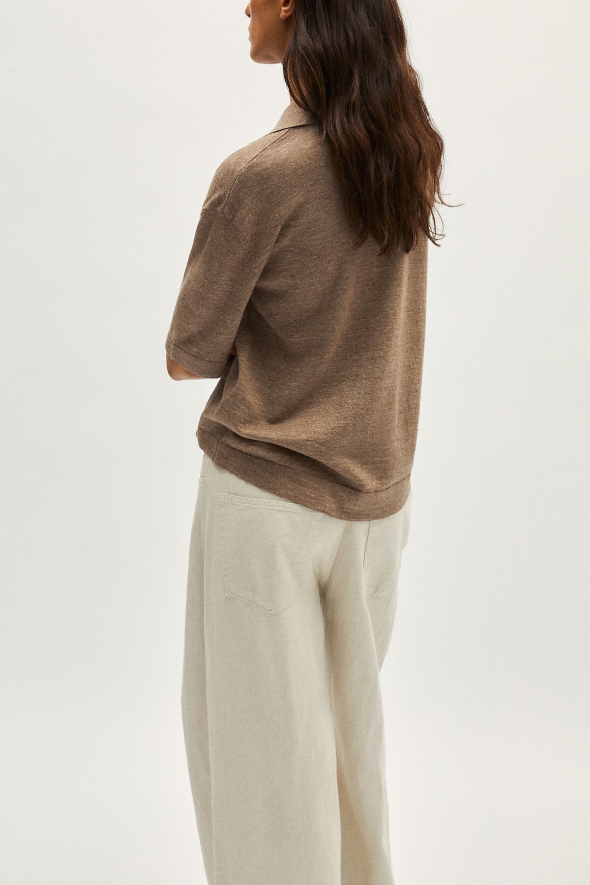 Polo Boxy in Lino Cotone