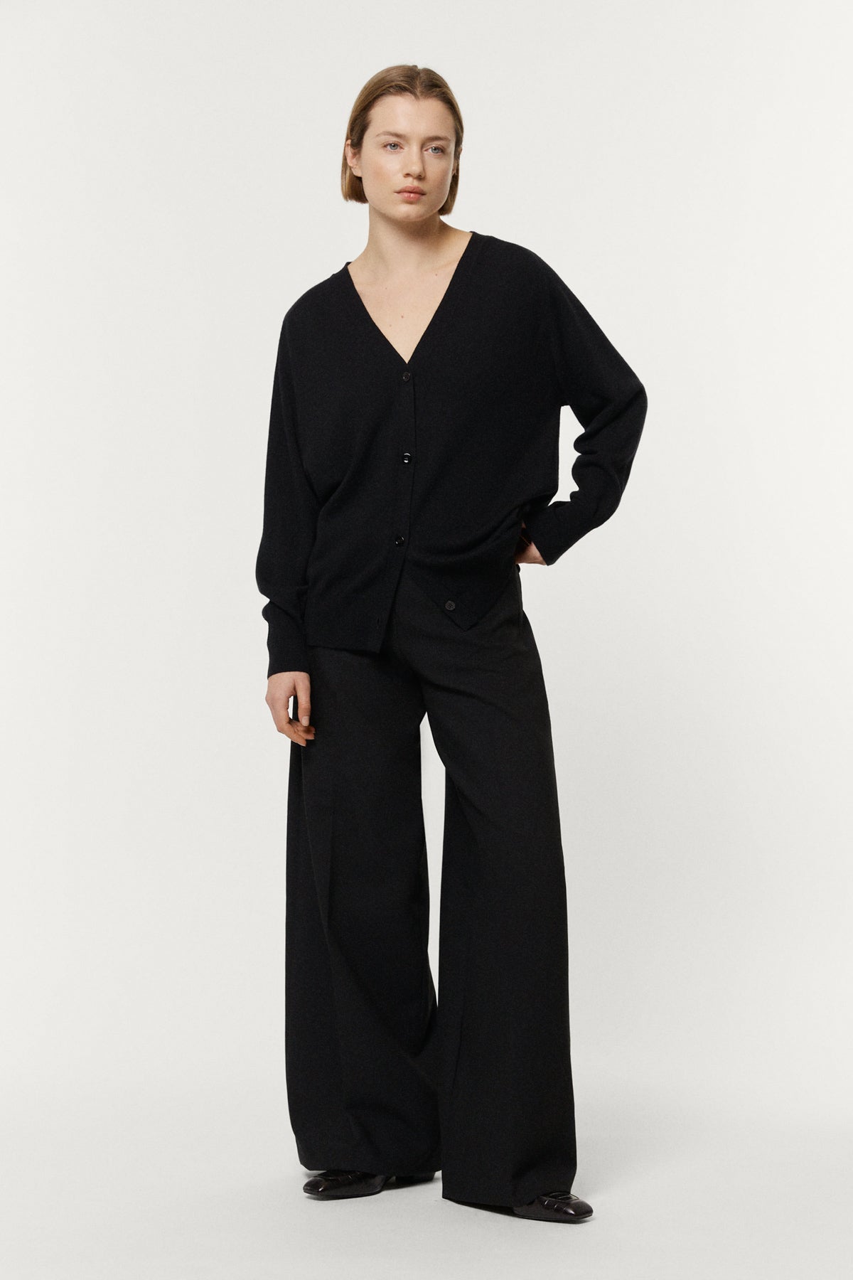 Locker fallender Cardigan aus Superweicher Wolle