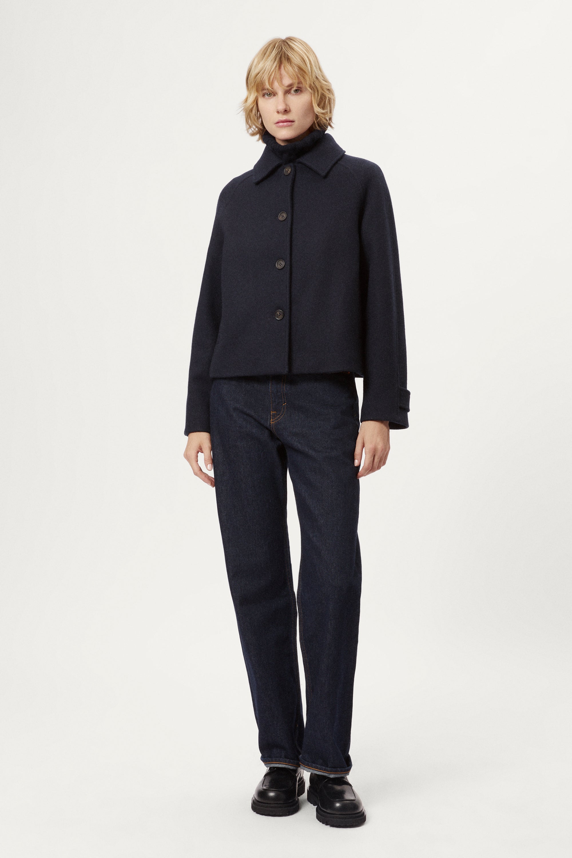 The Woolen Cropped Coat