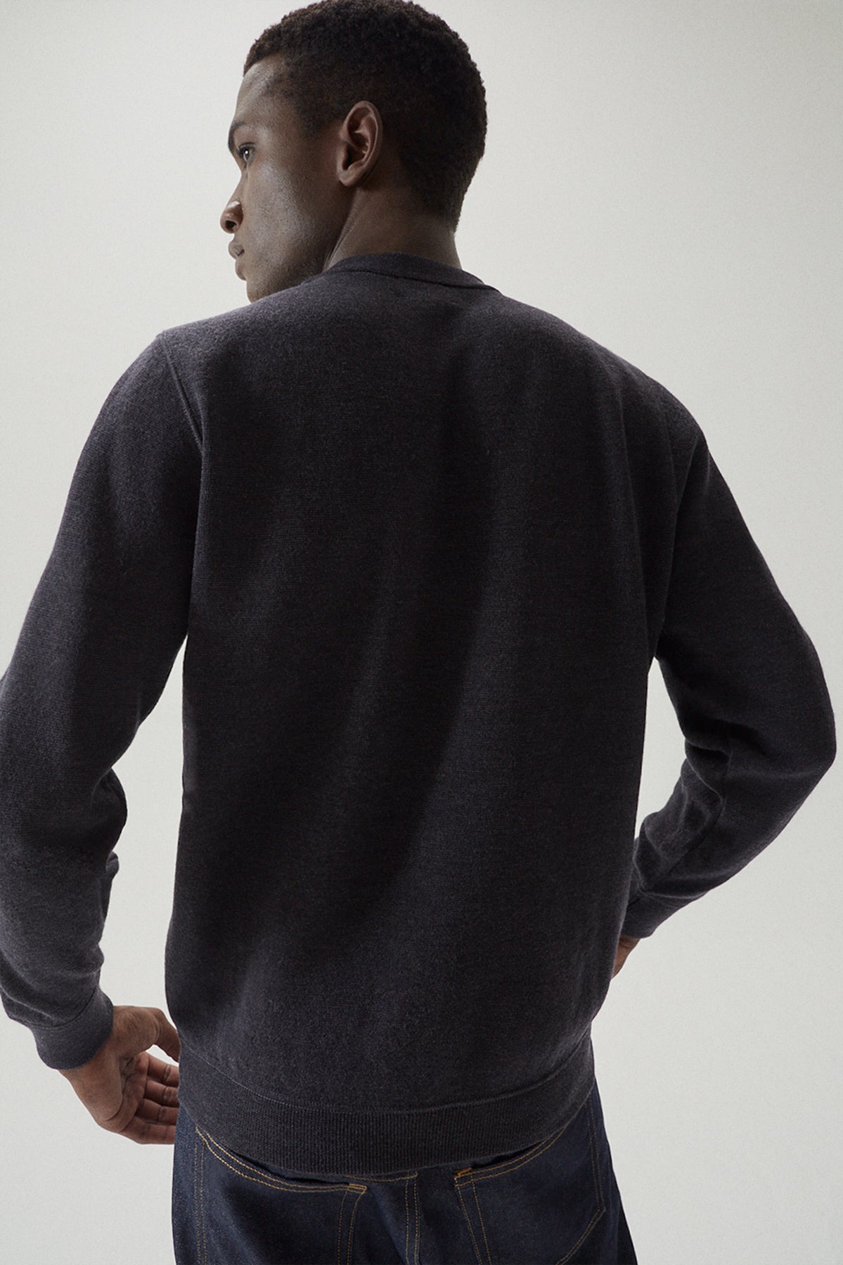 Le sweat-shirt en laine mérinos