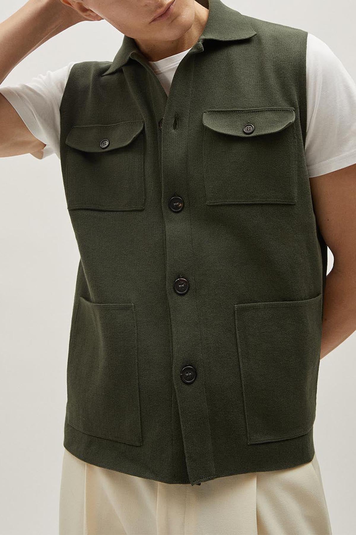 The Organic Cotton Vest - Imperfect Version | Green 